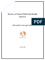 Review of Māori Child Oral Health Services: Kia Pakiri Mai Ngā Niho