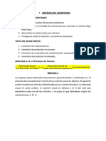 Gestion Del Inventario Formulario