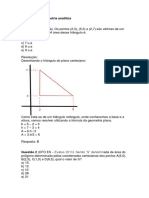 Questões de Geometria Analítica