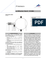 Electron Diffraction Tube