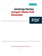 Memotong Kertas Dengan Mesin Full Otomatis