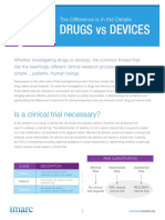 Drugs Vs Devices: Is A Clinical Trial Necessary?