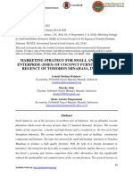 Marketing Strategy For Small and Medium Enterprise (Smes) of Coconut Furniture in The Regency of Tomohon Minahasa, Indonesia