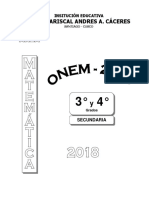 Onem 2018 para Nivel 2