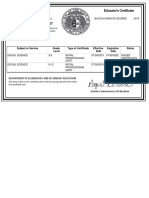 Missouri Teaching License