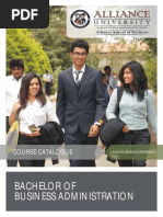 BBA Course Catalogue