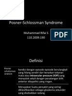 Posner Schlossman Syndrome