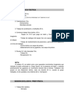 Sesion de Trabajo Fisico Tecnico-Tactico