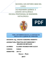 2do Laboratorio de Fundicion