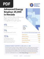 AEE Jobs Fact Sheet - Nevada 2018