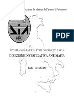 DIREZIONE INVESTIGATIVA ANTIMAFIA Relazione Luglio - Dicembre 2017