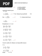 Deduccion de Formulas