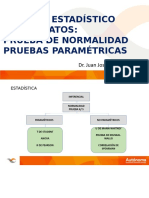 Sesión 6 Pruebas de Normalidad y Paramétricas