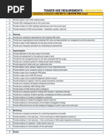 Tender HSE Requirements - DW1562