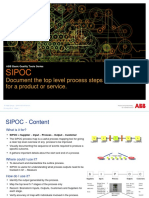 Sipoc: Document The Top Level Process Steps in Any Process For A Product or Service