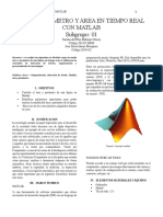 Perimetreo y Area Matlab