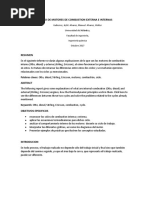 Ciclo de Motores de Combustion Externa e Internas