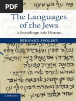 The Languages of The Jews A Sociolinguistic History