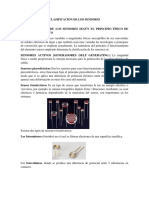 Clasificacion de Sensores