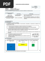 Sesión de Aprendizaje Ecuacion Cuadràtica