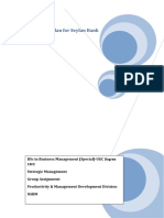 Pdffinalstrategicplanforseylanbankplc 130710084631 Phpapp02 PDF