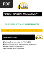 An Overview of PFM Act 2015 Regulation