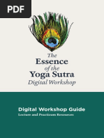 Yoga Sutra-Digital Workhop Guide