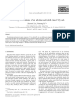 Hardening Mechanisms of An Alkaline-Activated Class F Fly Ash