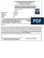 TestAdmitCard PDF