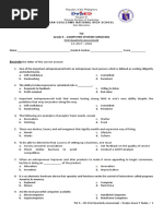 CSS 9 Exam - First Grading