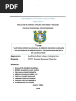 Auditoria Operativa A La Municipalidad de San Sebastian