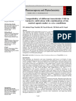 Compatibility of Different Insecticides USD in Turmeric Cultivation With Combination of Bio Control Agents Under in Vitro Conditions