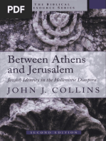 Between Athens and Jerusalem Jewish Identity in Hellinistic Diaspora PDF