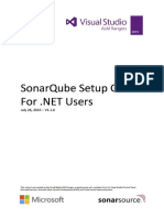 SonarQube Setup Guide For Net Users V 1 1 0