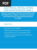 Electrical Installation and Maintenance (Eim) 5