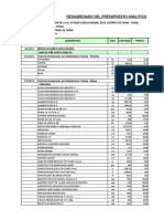 Presupuesto Analitico Ie Carlos Wiesse