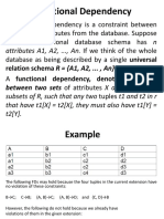 Functional Dependency: Attributes A1, A2, ..., An. If We Think of The Whole