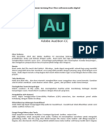 Penjelasan Tentang Fitur Adobe Audition CC