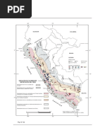 Mapa de Ubicacion de Yacimientos Mas Importantes Del Peru