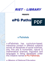 Ksriet - Library: ePG Pathshala