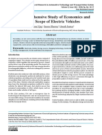 The Comprehensive Study of Economics and Future Scope of Electric Vehicles