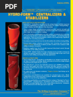 TESCO Hydro-Form Centralizers