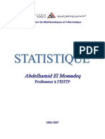 3 Cours de Statistique 2006 PDF