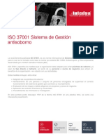 Presentacion - Iso 37001 Sistema de Gestion Antisoborno PDF