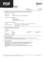 Safety Data Sheet: According To EC Directive 91/155/EEC