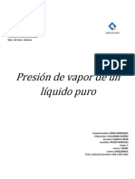 3er Informe Presión de Vapor de Un Líquido Puro