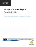 Project Status Report Template and Guide