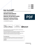 KD-X250BT: Instruction Manual Manual de Instrucciones Manuel D'Instructions