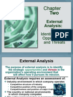 External Analysis:: The Identification of Opportunities and Threats