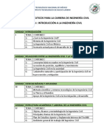 Introducción A La Ingeniería Civil TECNM Nuevo Laredo